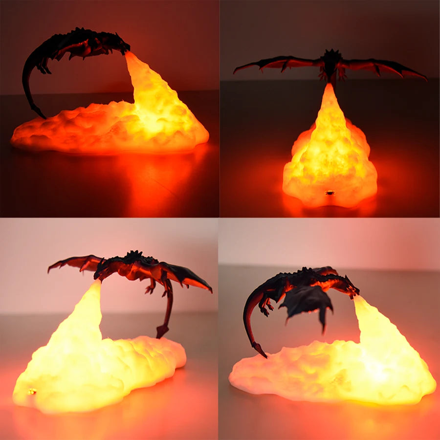 Lampe dragon 3D