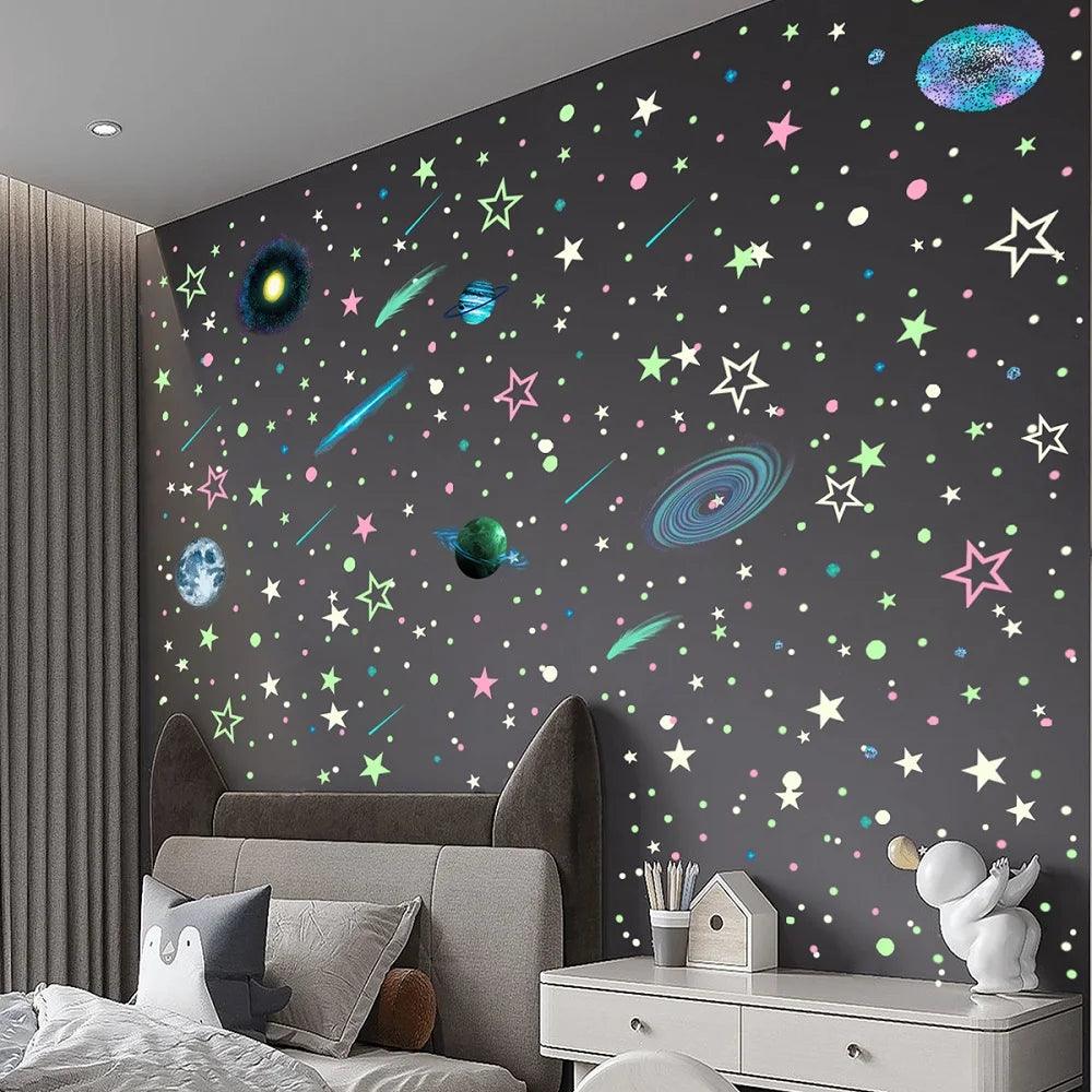 Stickers Lumineux d'Astronomie pour Chambre d'Enfant - Labo du Jouet