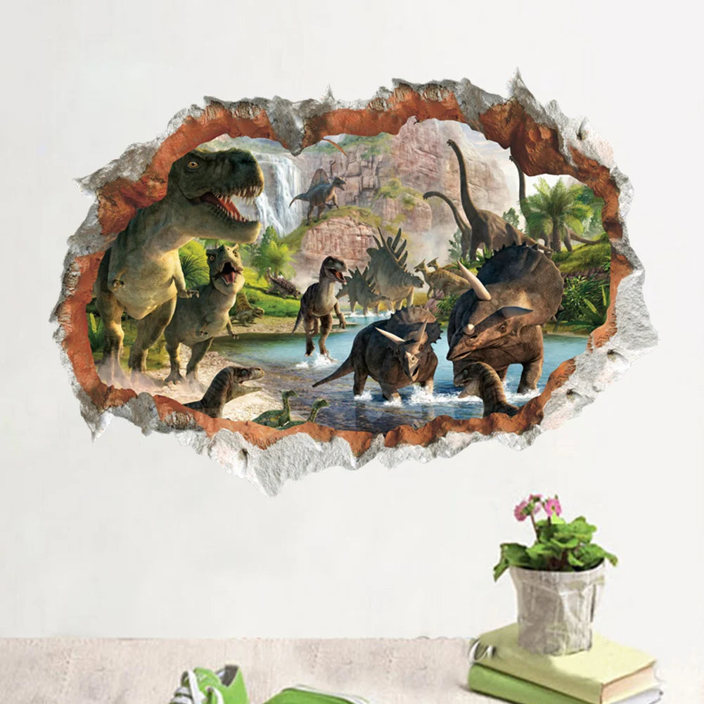 Poster dinosaures 3D