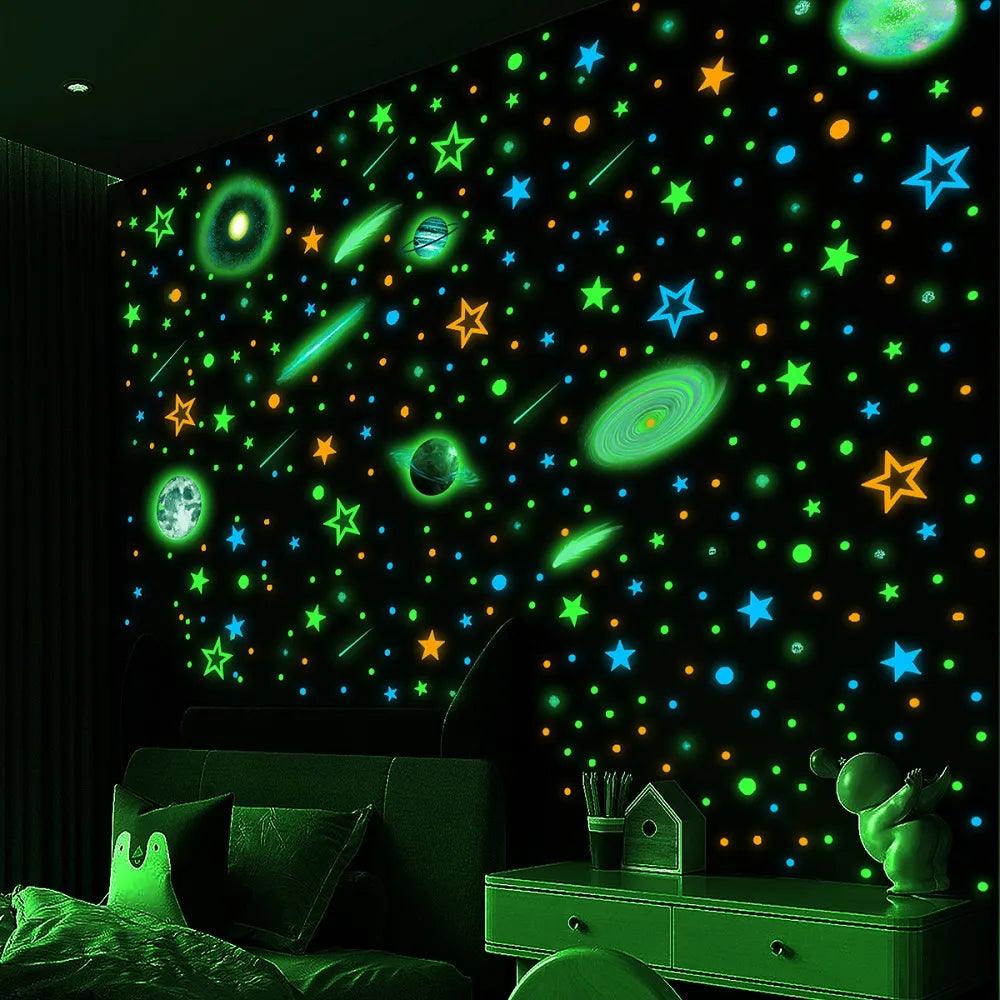 Stickers Lumineux d'Astronomie pour Chambre d'Enfant - Labo du Jouet