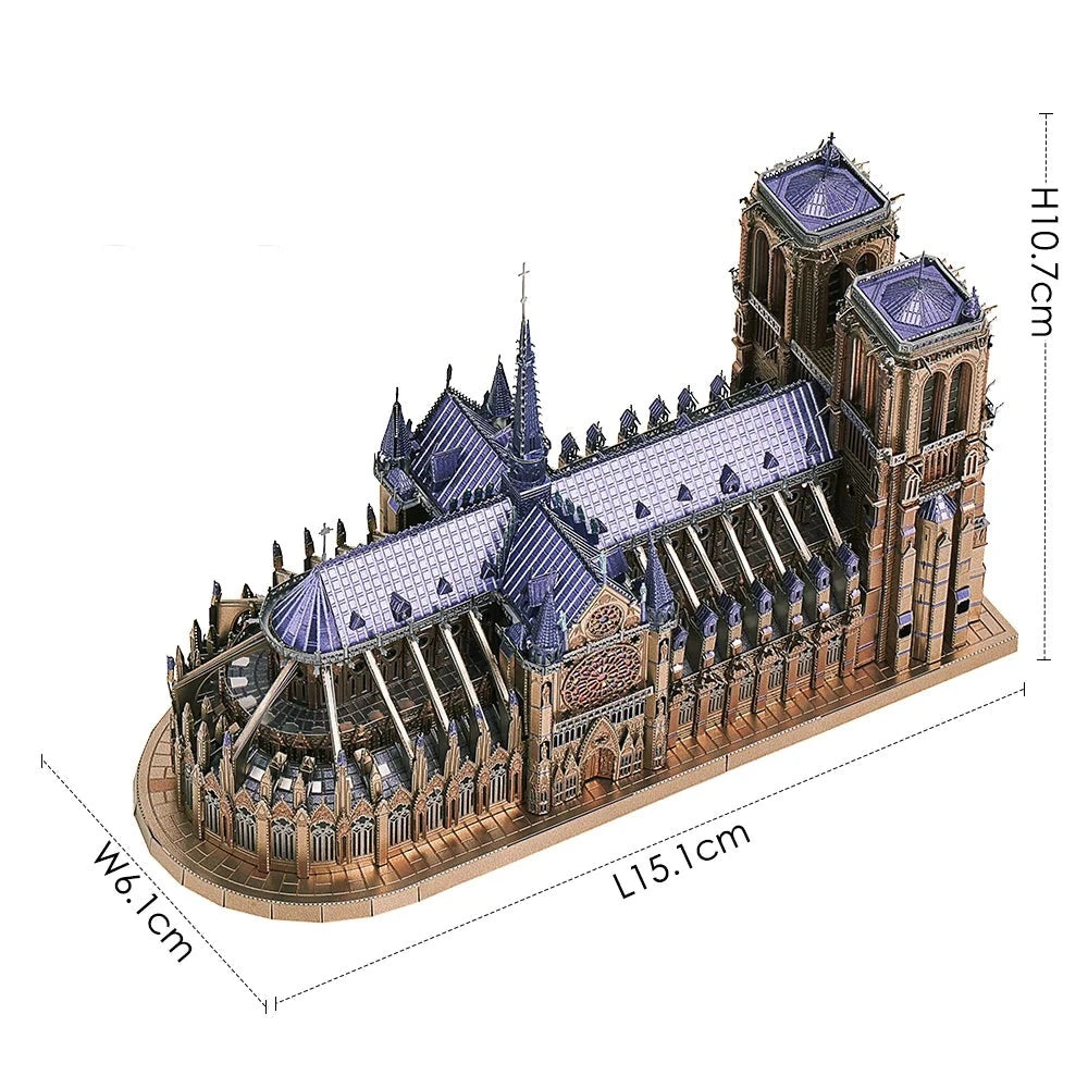 Maquette 3D Cathédrale de Notre-Dame de Paris - Réalisme Exceptionnel