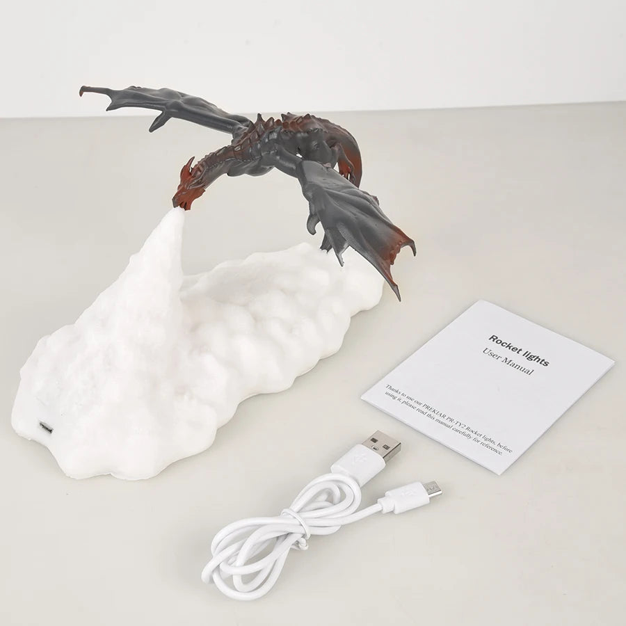 Lampe dragon 3D