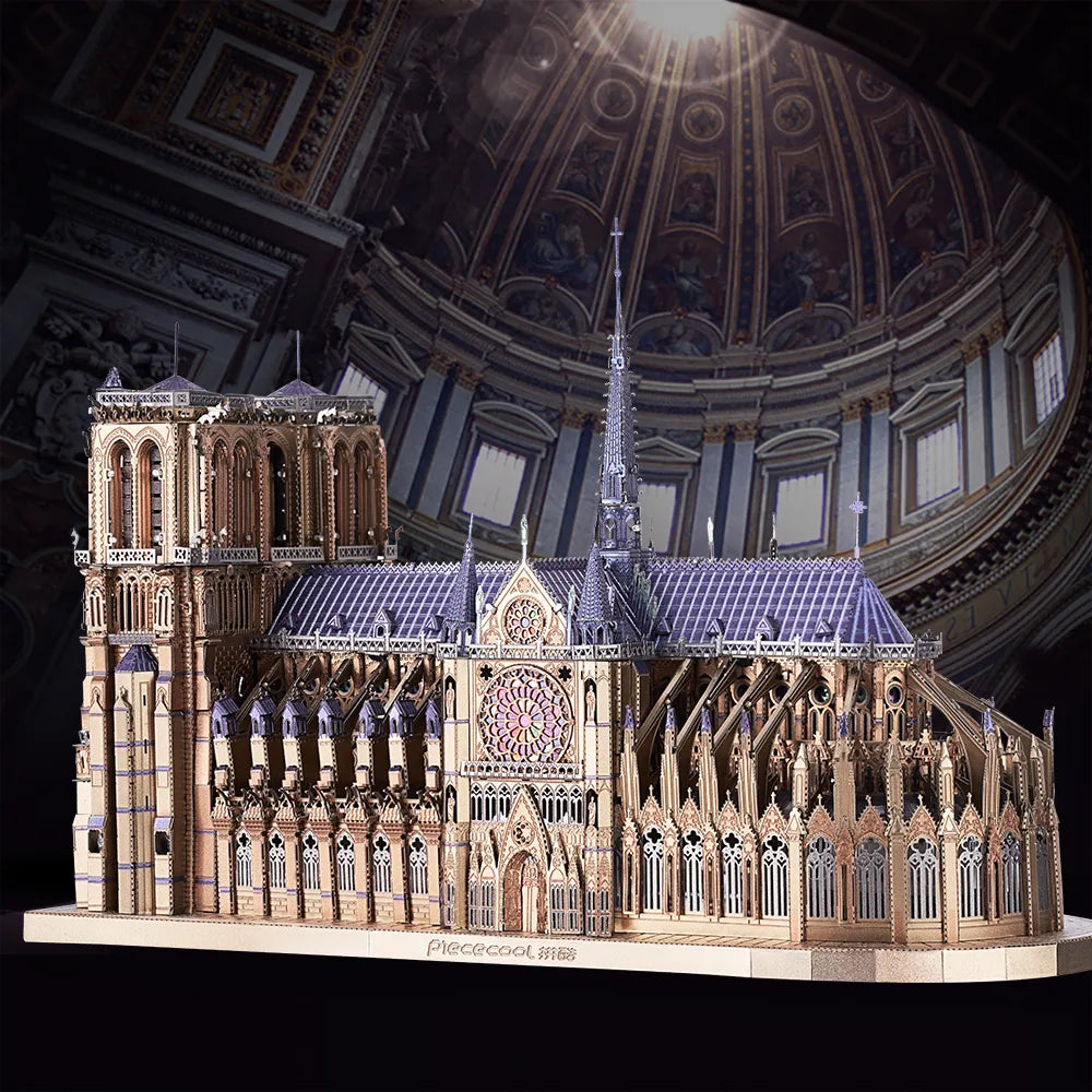 Maquette 3D Cathédrale de Notre-Dame de Paris - Réalisme Exceptionnel