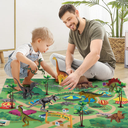 Ensemble de Dinosaures et Tapis d'Activités - Labo du Jouet