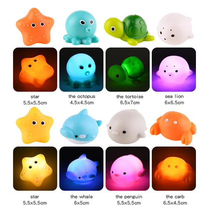 Jouets de bains LED flottants & amusants