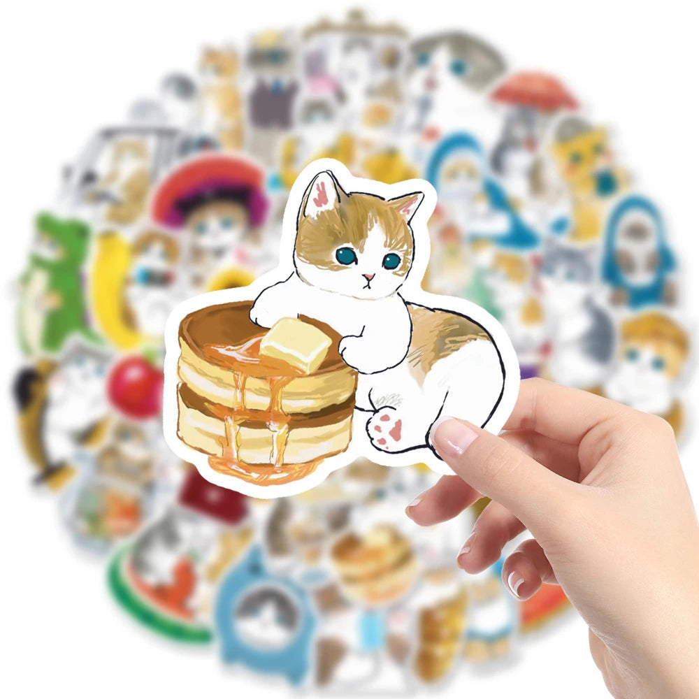 Lots de stickers chats