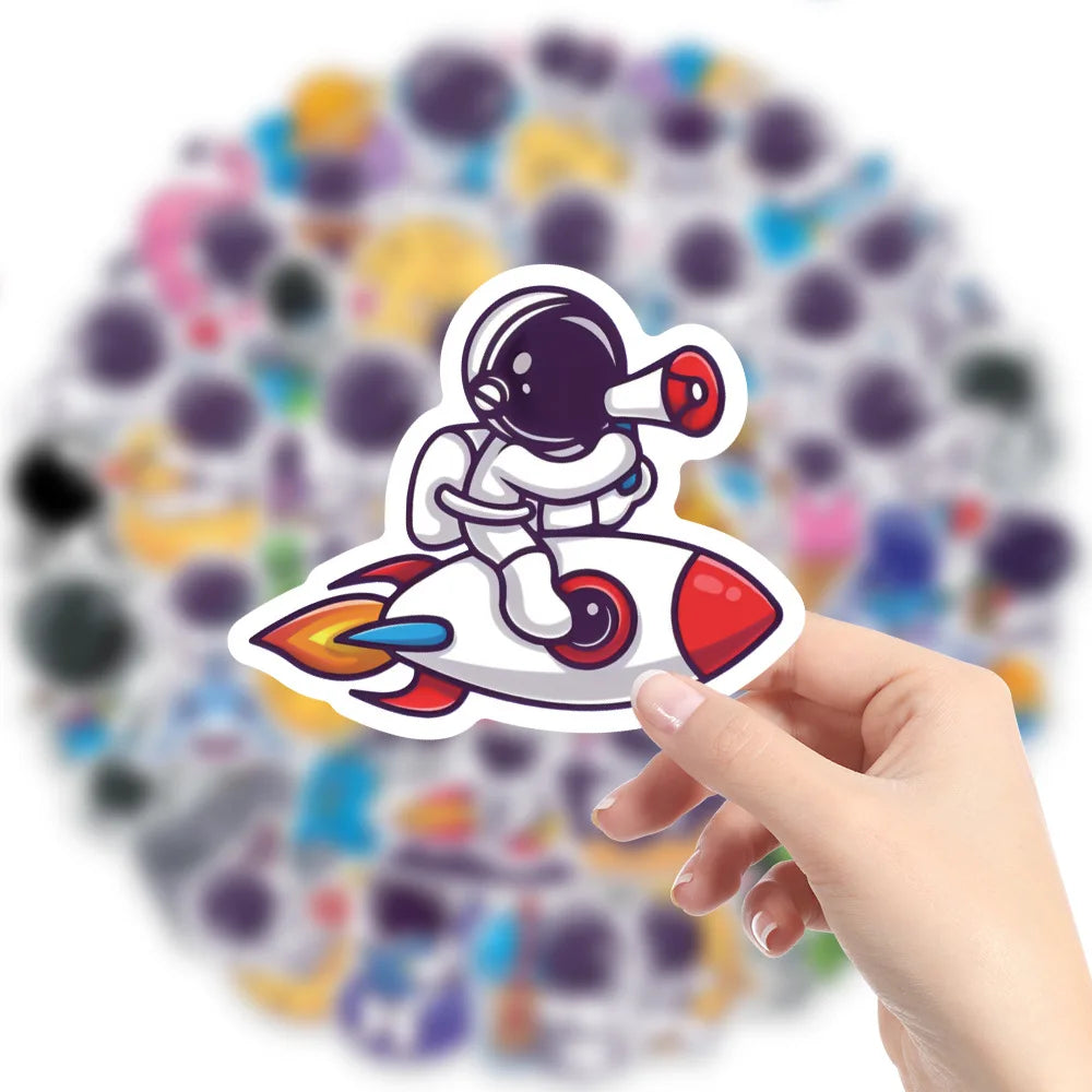 Stickers astronautes 50 pièces