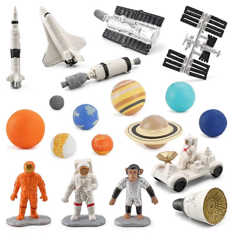 Ensemble de Figurines d'Astronautes et du Système Solaire - Labo du Jouet