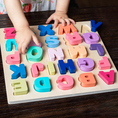 Puzzles à grosses pièces en bois