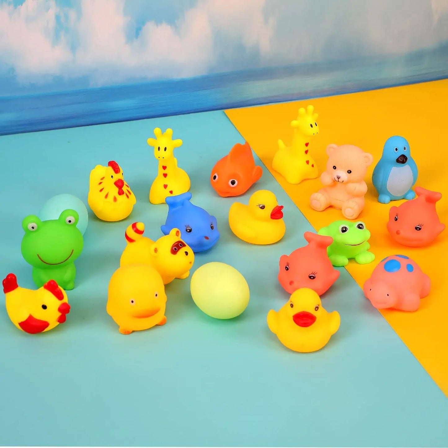 Ensemble de 10 Figurines de Bain pour Bébé