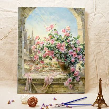 Puzzle peinture florale 1000 pièces