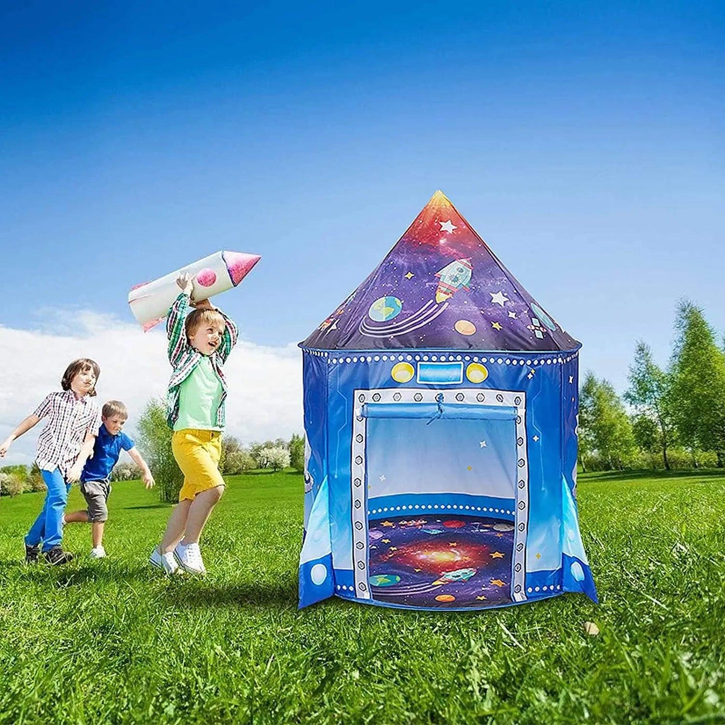 Tente de Jeu Astronomie - Fusée pour Enfants - Labo du Jouet