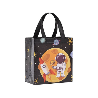 Lot de 4 sacs fourre tout astronautes