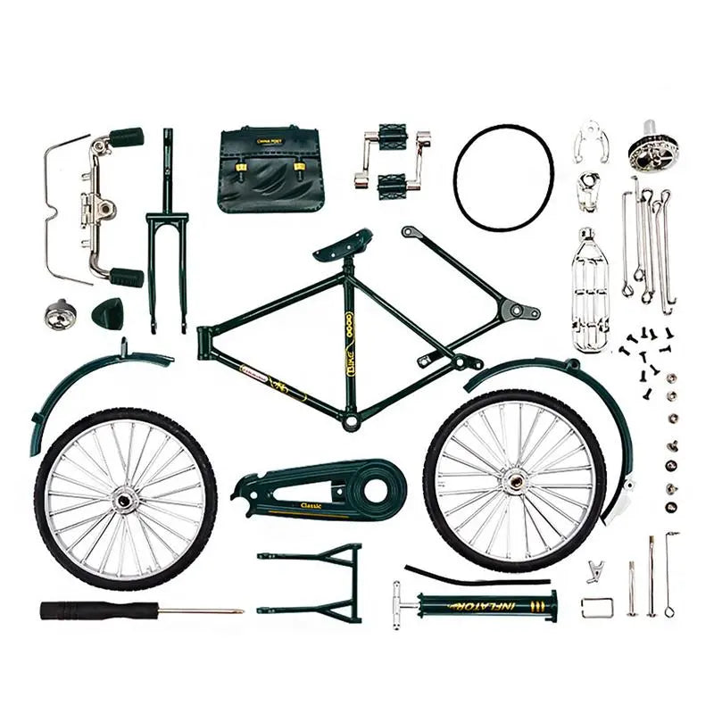 Kit de Construction de Vélo Miniature Ultra-Réaliste - Labo du Jouet