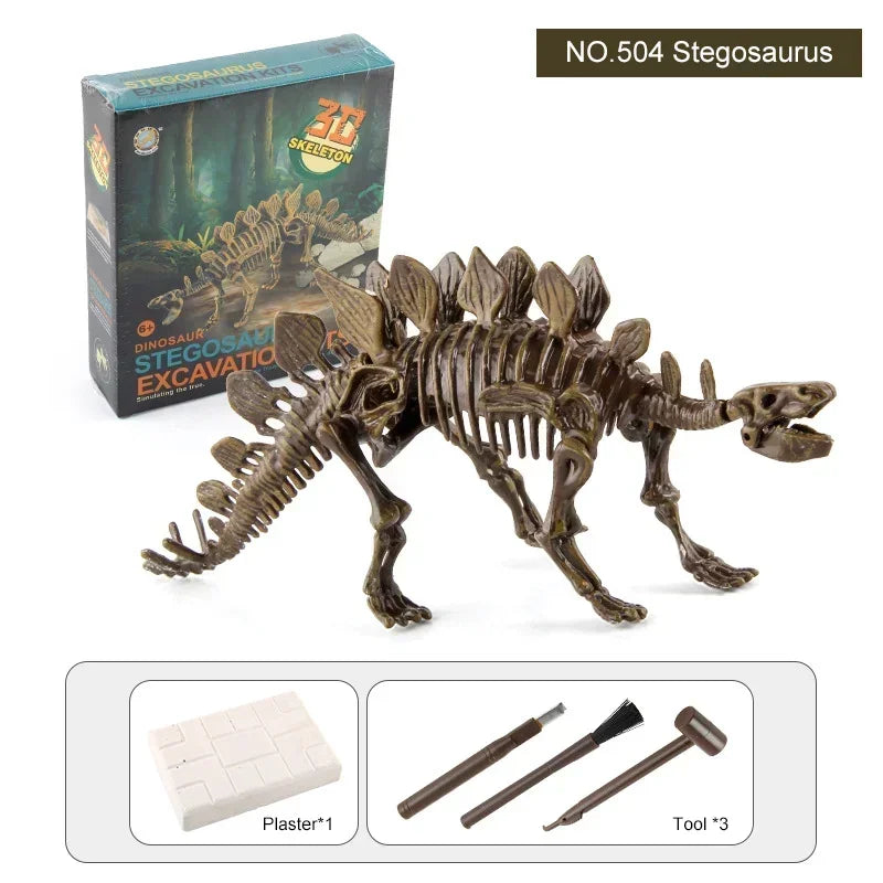 Kit d'Excavation des Espèces de Dinosaures - Labo du Jouet