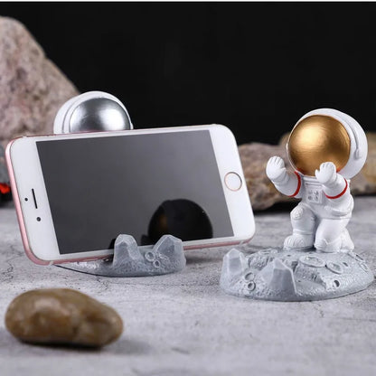 Figurines supports astronautes