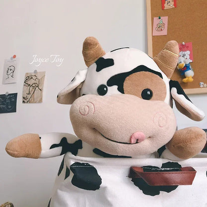 Vache en peluche douce