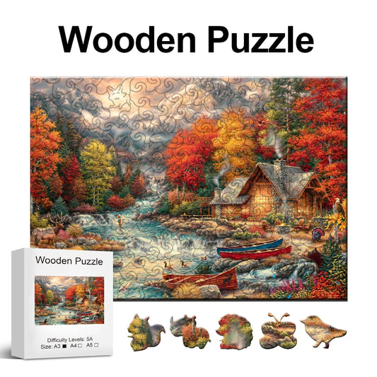 Puzzle paysage automnale