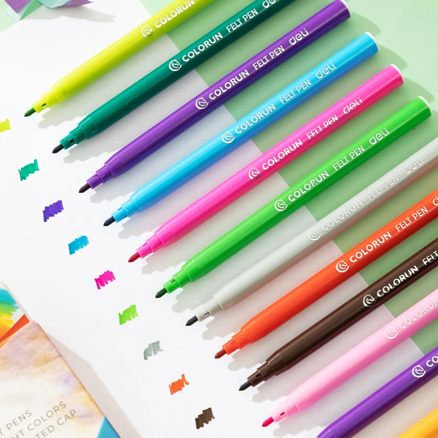 Stylos Feutres Aquarelle 24 Couleurs