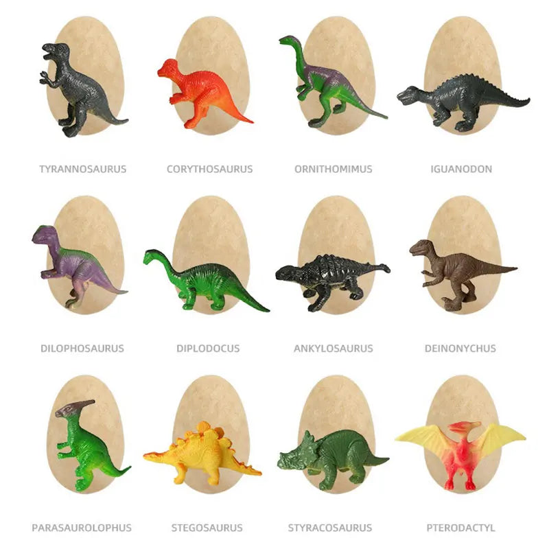 12 oeufs de dinosaures