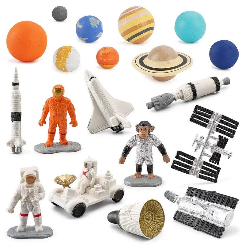 Ensemble de Figurines d'Astronautes et du Système Solaire - Labo du Jouet