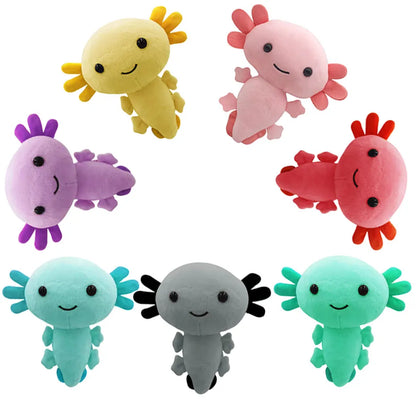 Peluche sensorielle axolotl