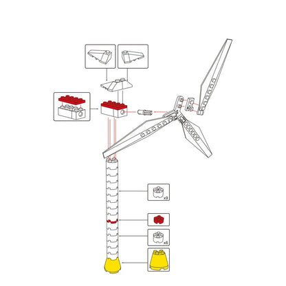 Construction Eoliennes en LEGO - Labo du Jouet