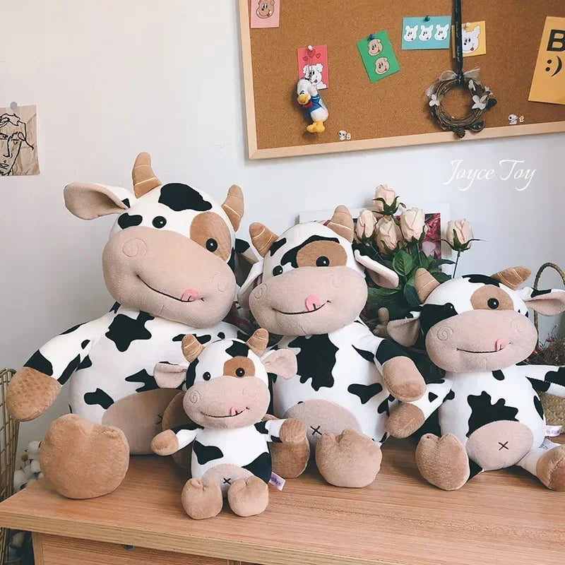 Vache en peluche douce