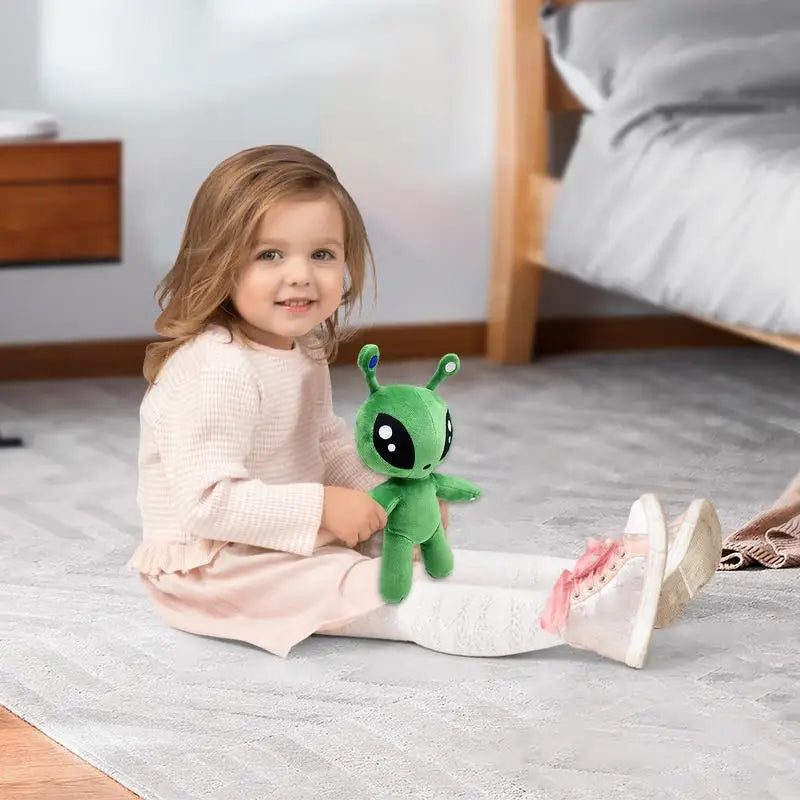 Peluche alien vert 34 cm