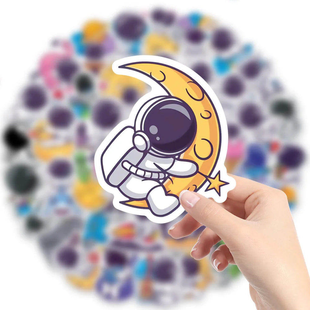 Stickers astronautes 50 pièces