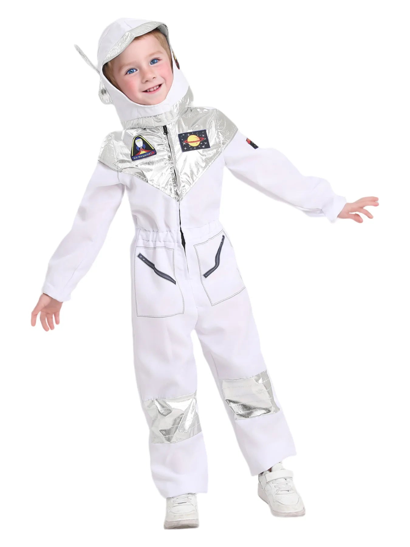 Costume du petit Astronaute argenté