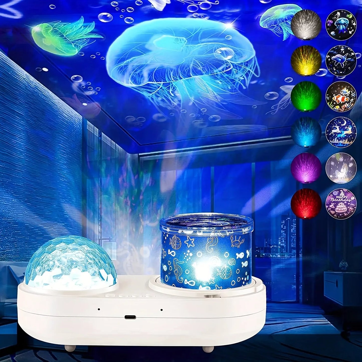 Lampe de Projection d'Animaux Marins