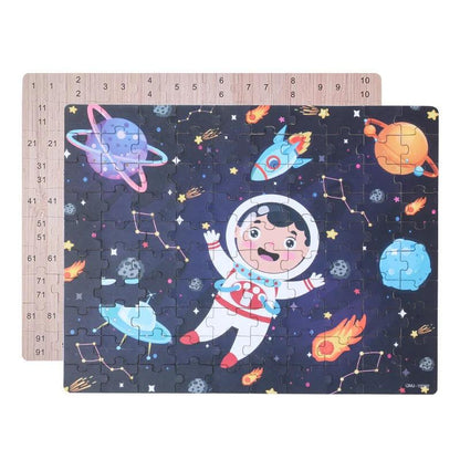 Puzzle en Bois Montessori sur l'Astronomie - Labo du Jouet