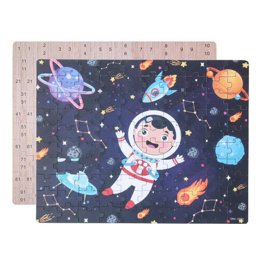 Puzzle en Bois Montessori sur l'Astronomie - Labo du Jouet