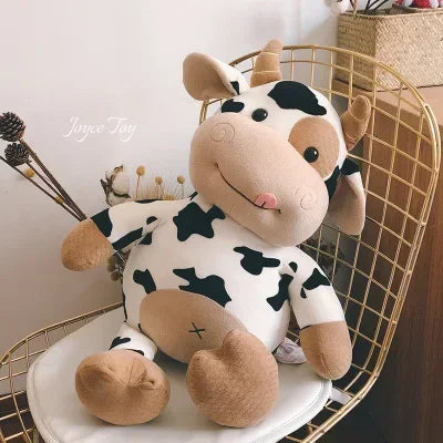 Vache en peluche douce