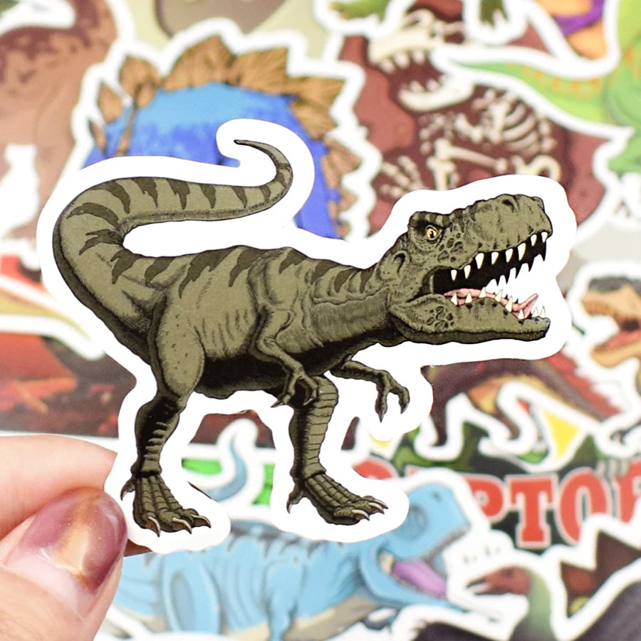 Lot de 50 stickers dinosaures