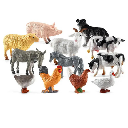 Ensemble de Figurines Miniatures de la Ferme