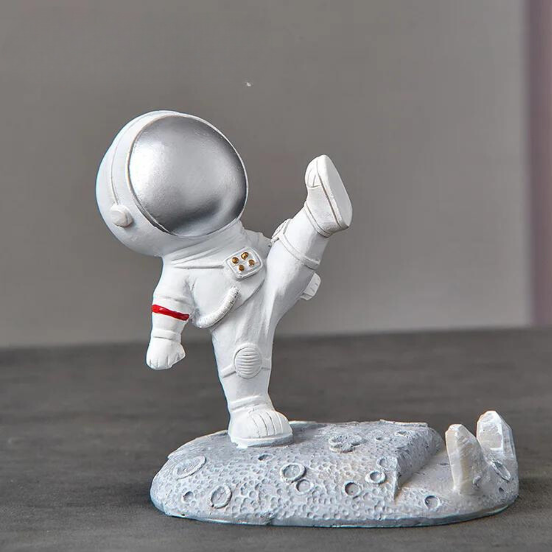 Figurines supports astronautes