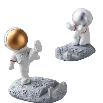 Figurines supports astronautes