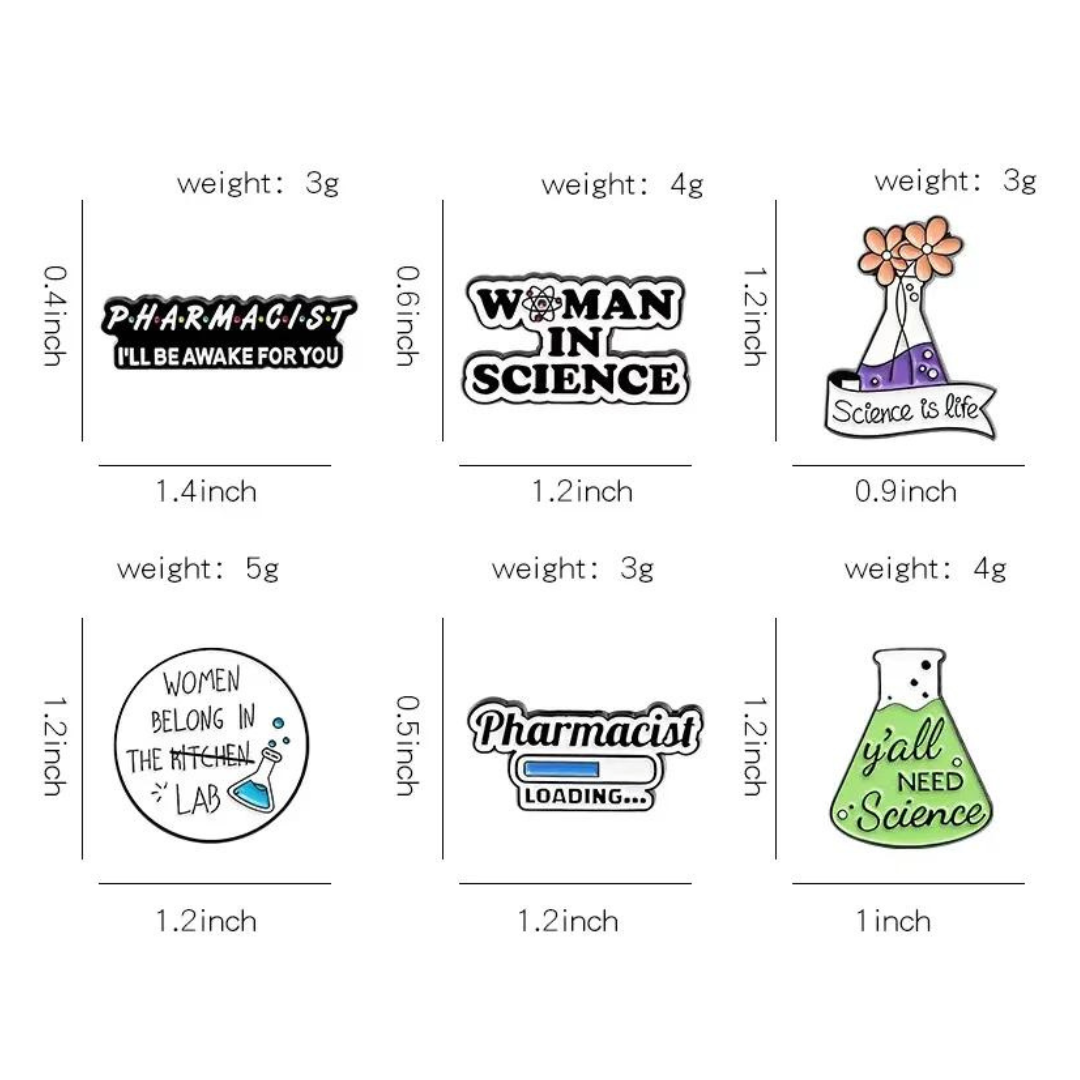 Broches scientifiques