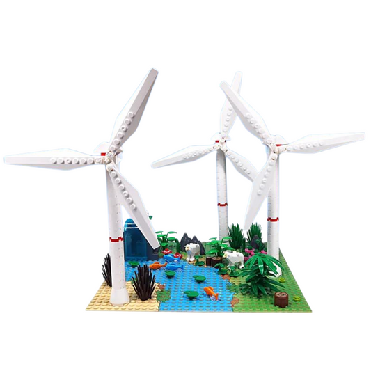 Construction Eoliennes en LEGO