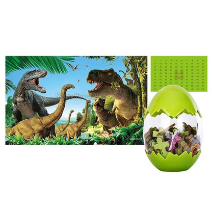 Puzzles dinosaures 60 pièces